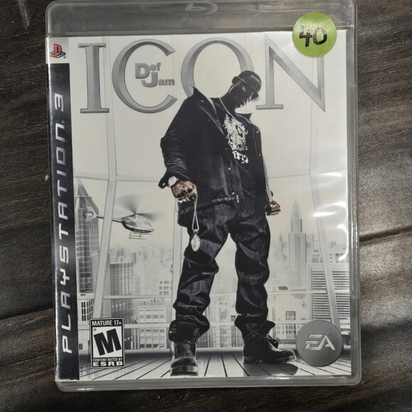 Def Jam: Icon Sony PlayStation 3 PS3 With Case and Instruction Manual Tested - Picture 1 of 4